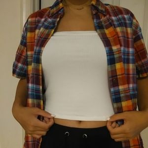 J crew button up tee